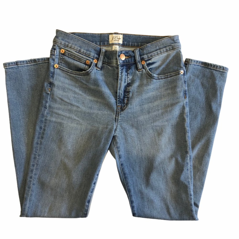 J Crew 8in Toothpick Ankle Jeans Summer 2020 Sz 27